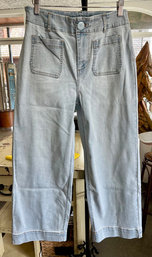 Renuar Cropped 4 Pocket Stretch Jean
