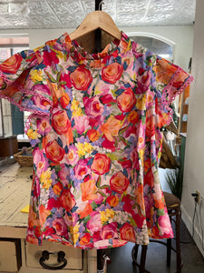 Jodifl Floral Mix Top