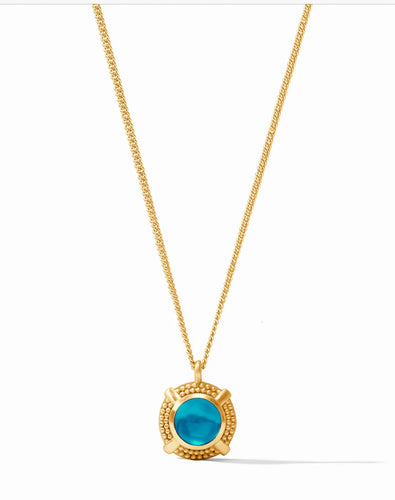 Julie Vos Cabochon Solitaire Necklace