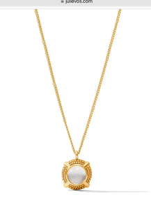 Julie Vos Cabochon Solitaire Necklace