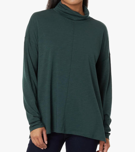 Lilla P LS Easy Mock Neck Top