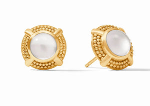 Julie Vos Cabochon Stud Earrings