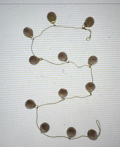 Magnolia Bloom Glass Ball Garland