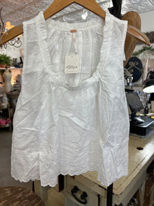 Free People Marina Eyelet Tank