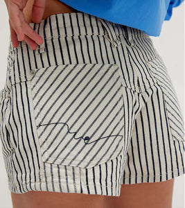 Free People Railroad Denim Short