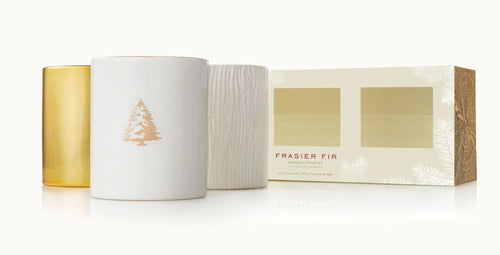 Thymes Frasier Fir Gilded Candle Trio