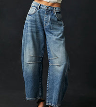 Free People Good Luck Barrel Jean