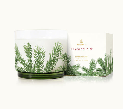 Thymes Frasier Fire Pine Needle Luminary Candle