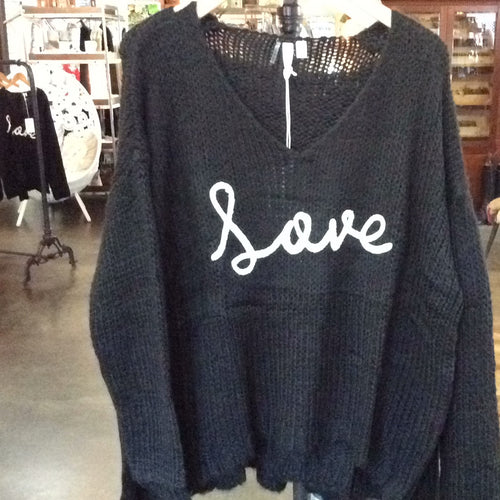 Elan Slogan Sweater